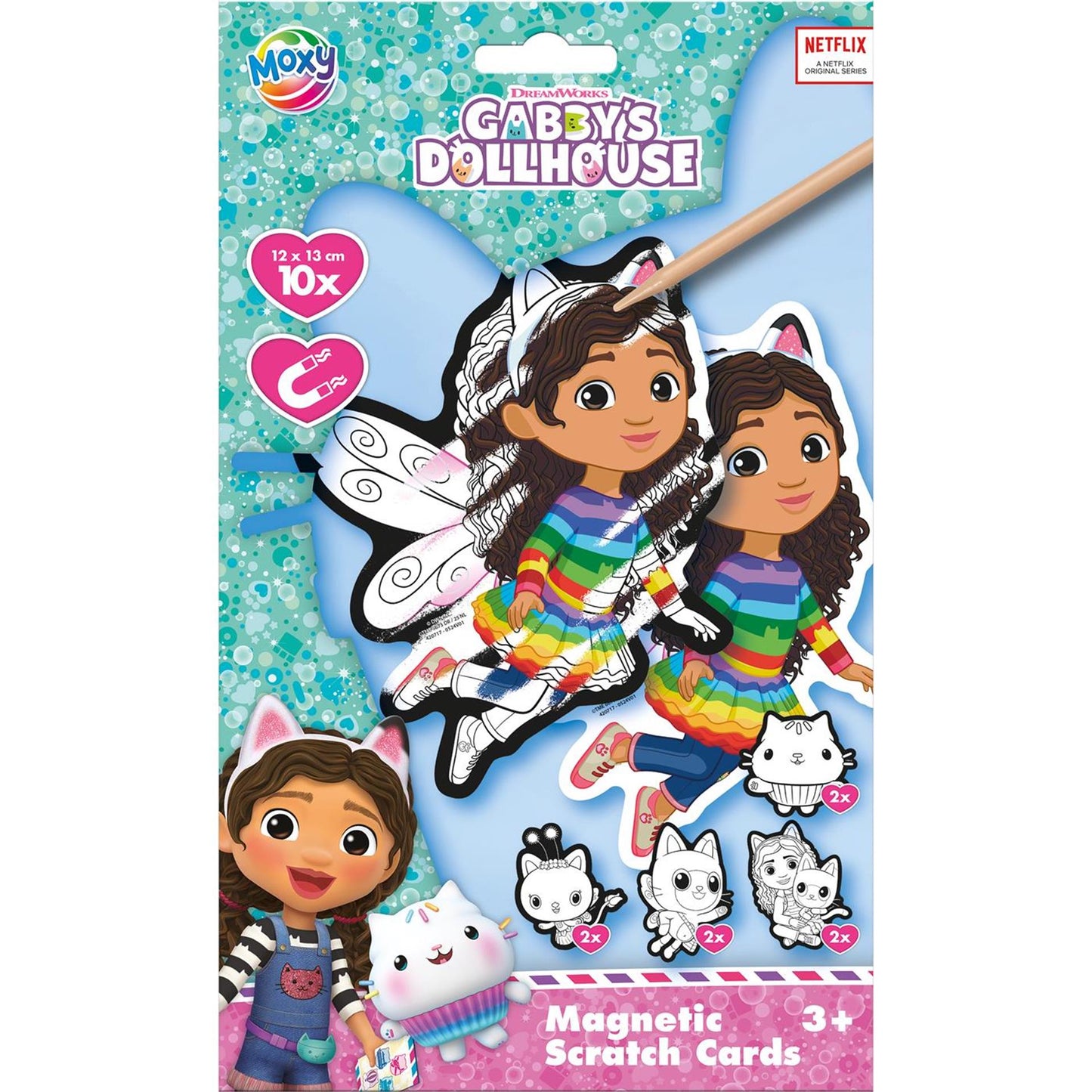 Moxy Scratch magneten gabby's poppenhuis, 12d;g.
