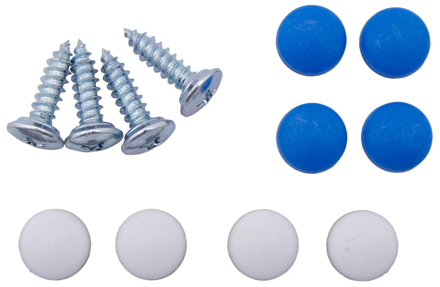 Dresselhaus nummernschildschraubensortiment license plate number sb-m 4.8x16 caps(blue+white)