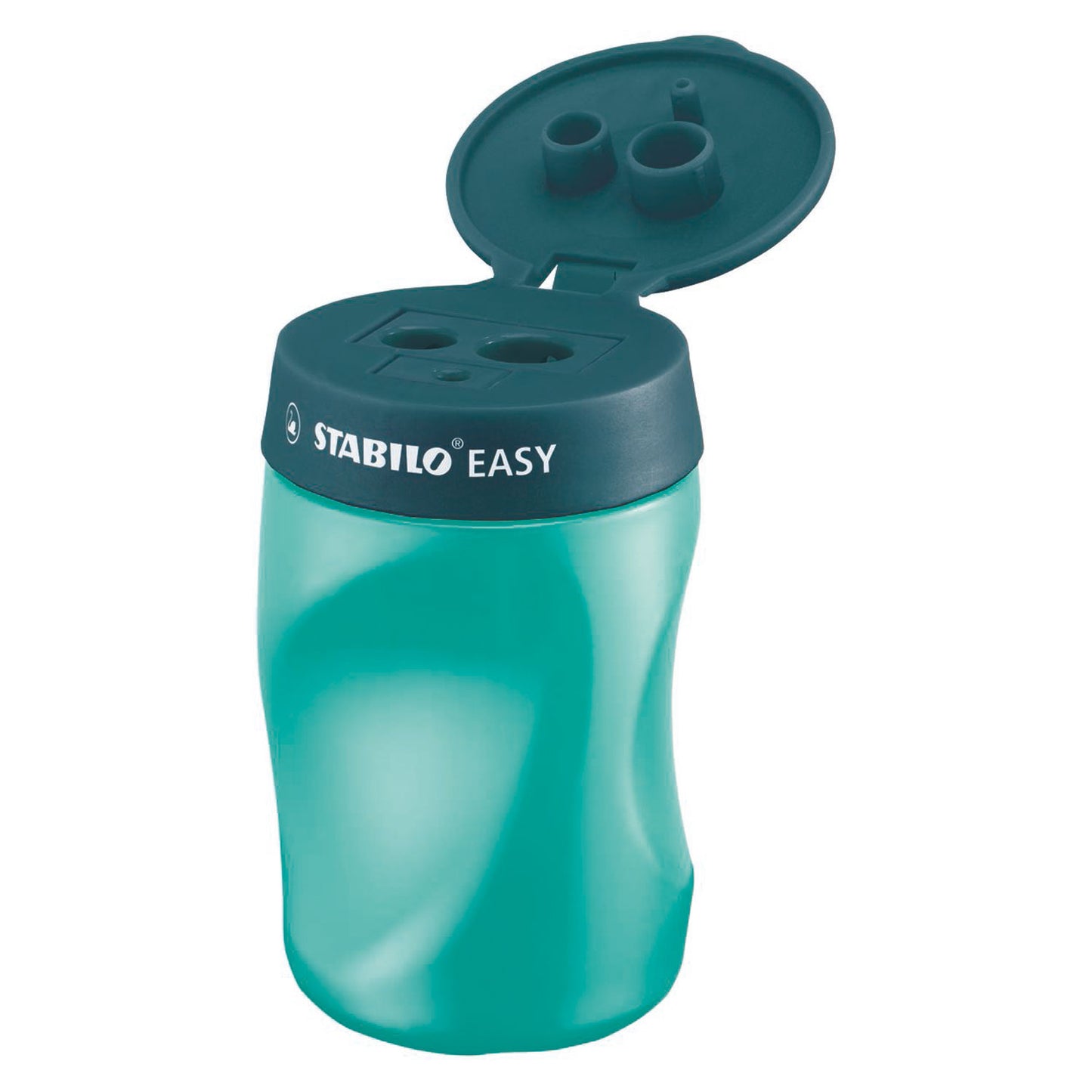 STABILO easysharpener - 3 in 1 puntenslijper - rechts - petrol