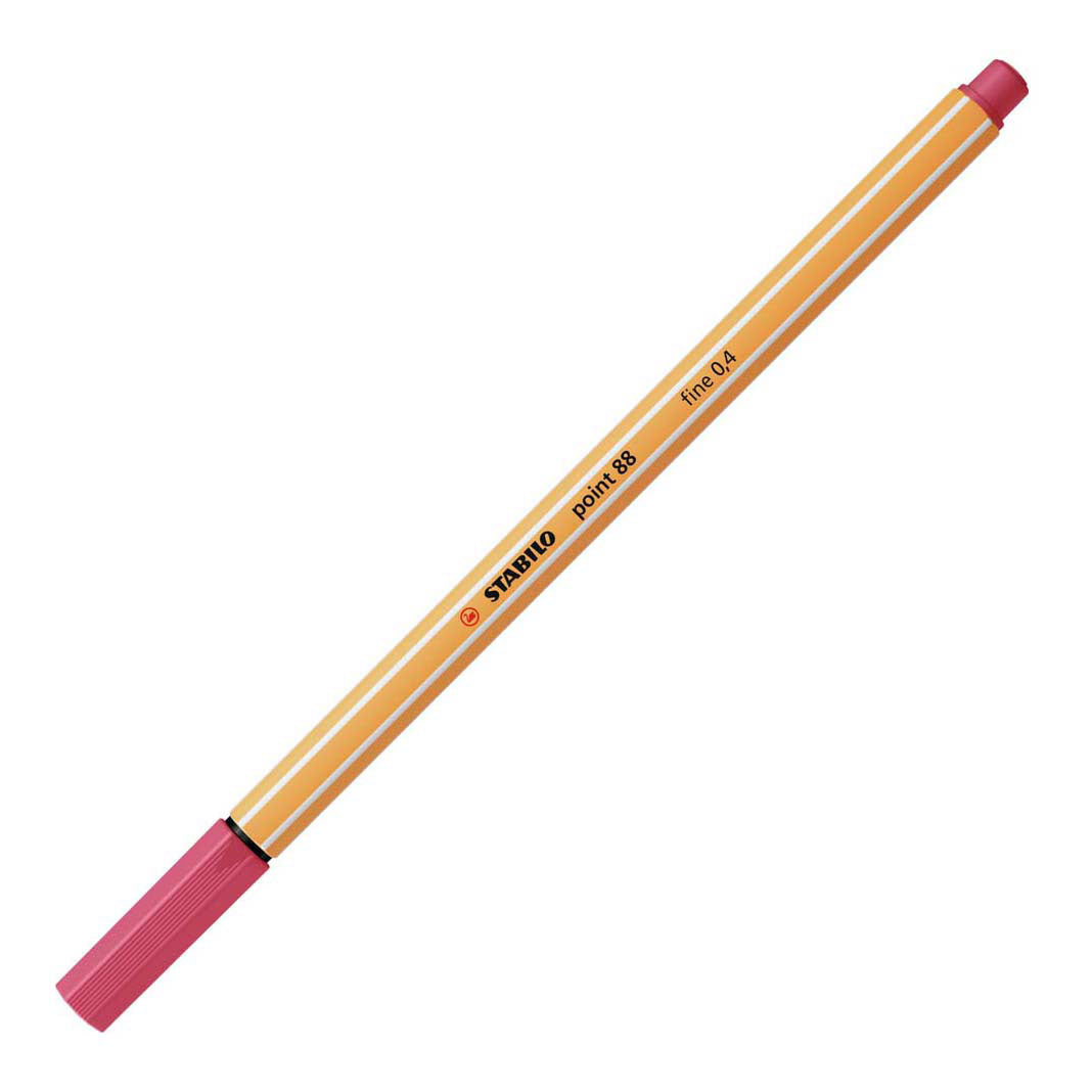 STABILO point 88 - fineliner 0,4 mm - aardbeien rood - per stuk