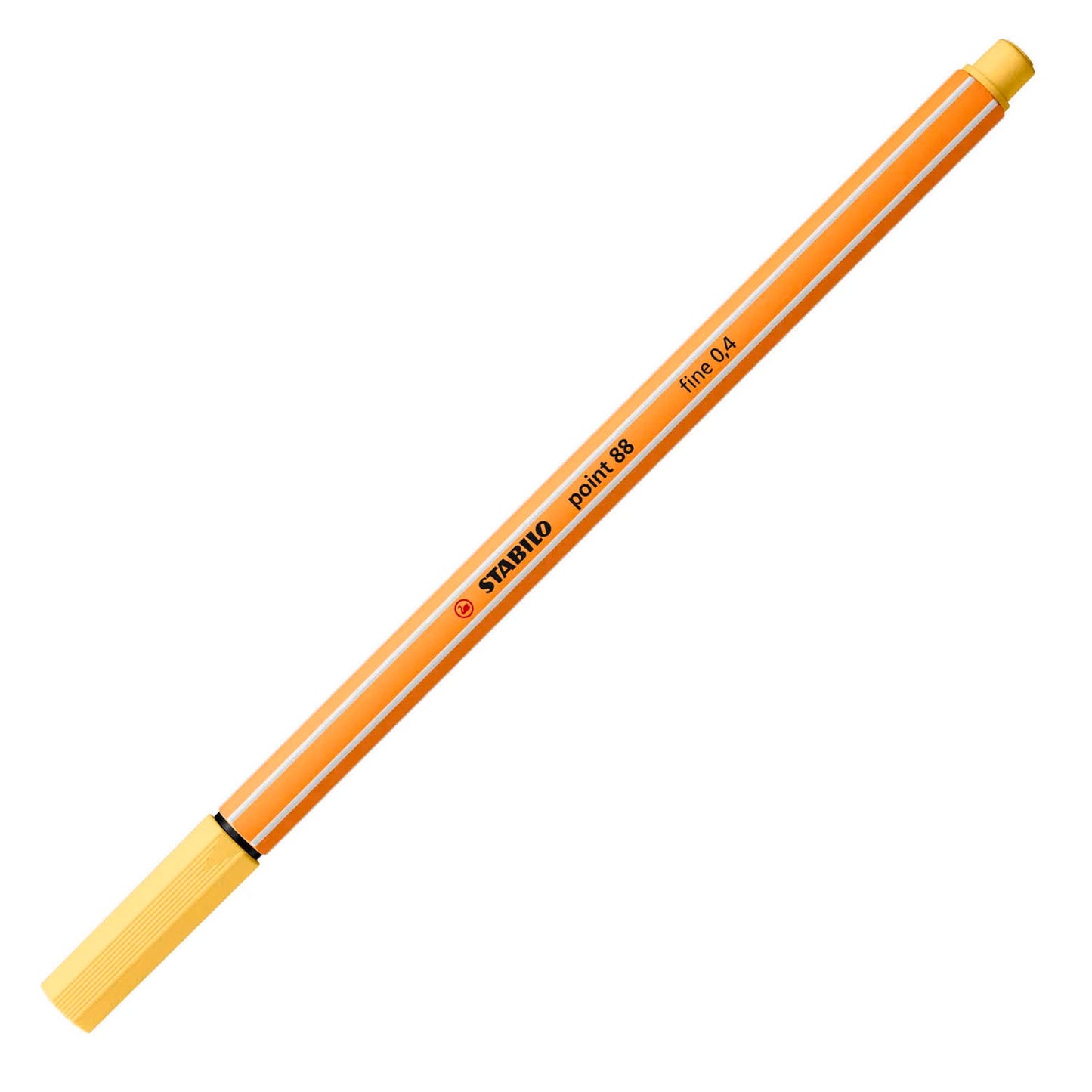 STABILO point 88 fineliner - licht geel