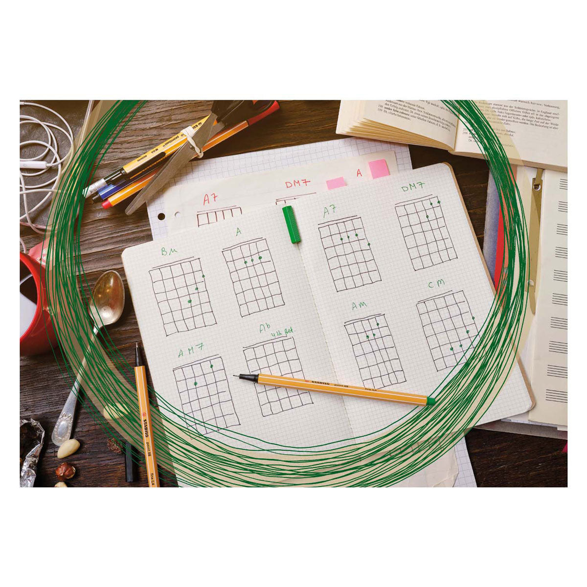 STABILO point 88 - fineliner - set met 6 stuks