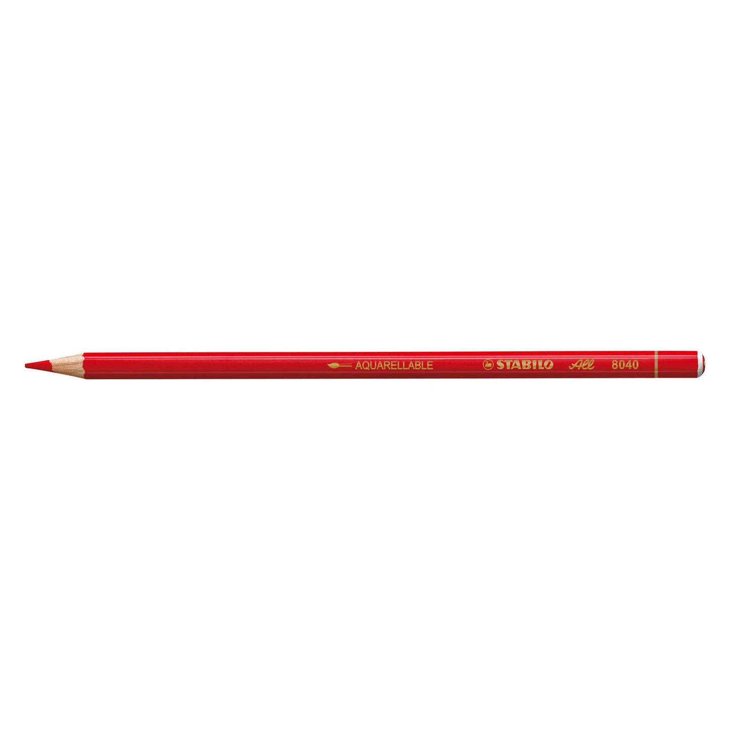 STABILO all glaspotlood - kleur- en grafietpotlood - rood