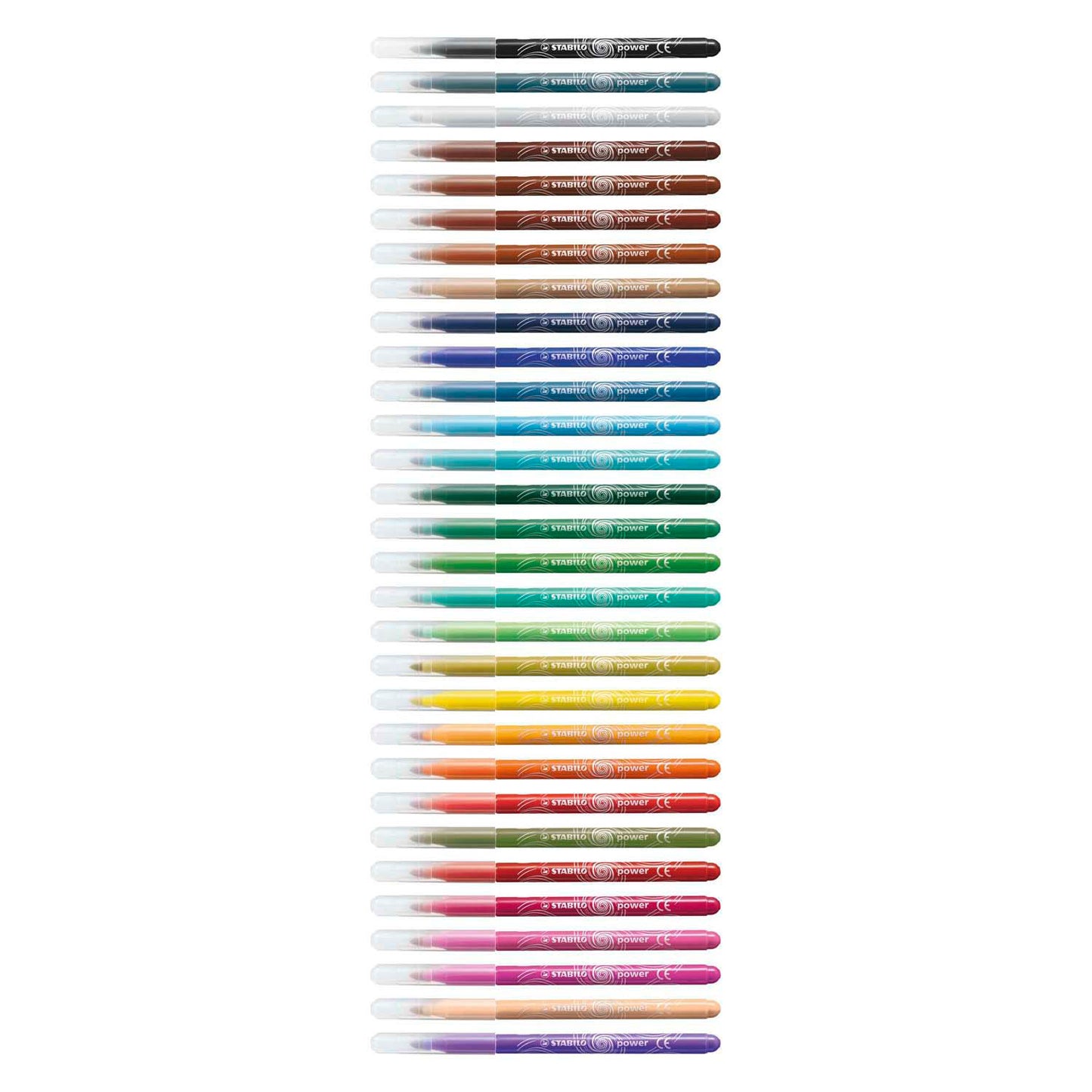 Stabilo power - viltstift - set met 30 stuks