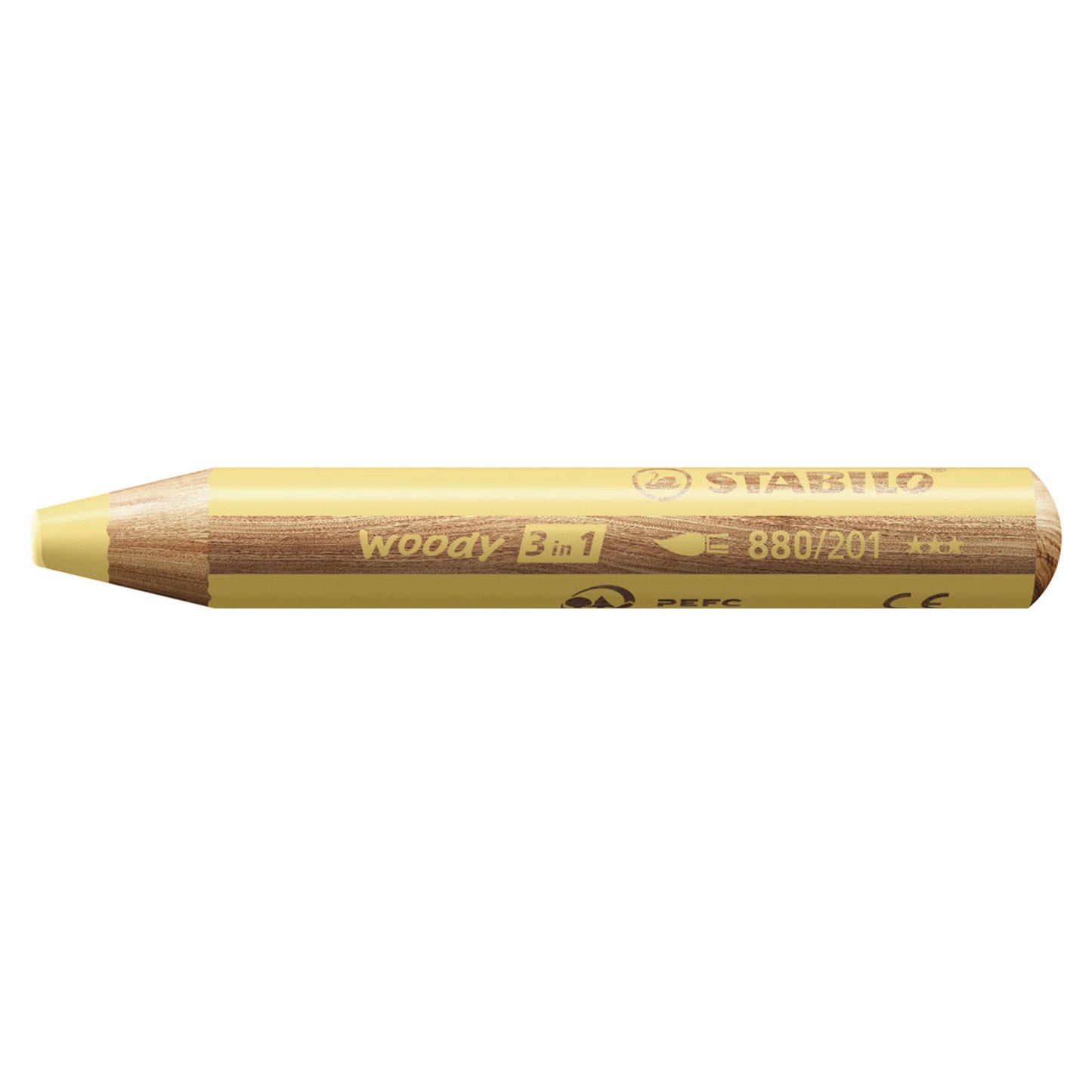 STABILO woody 3 in 1 - multitalent kleurpotlood - pastel geel