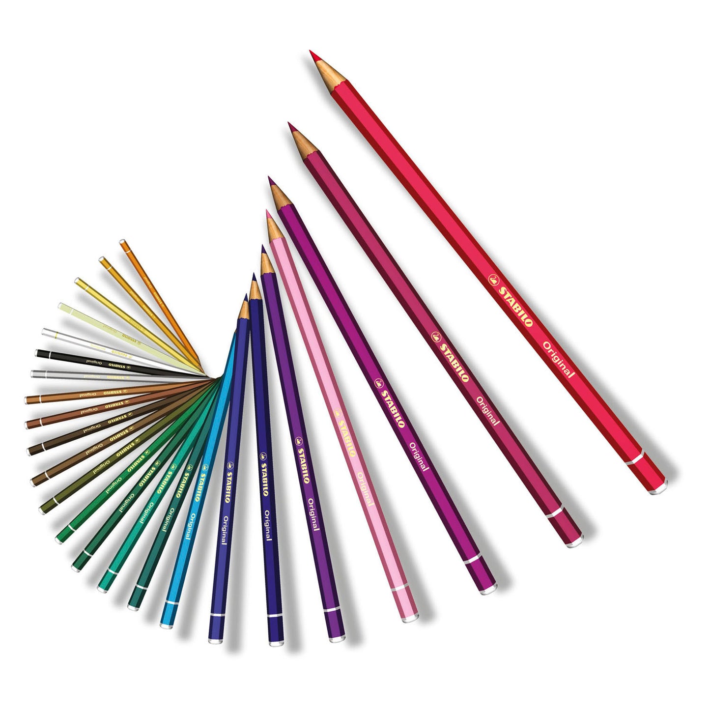 STABILO original - kleurpotlood - half rood-half blauw (87 815)