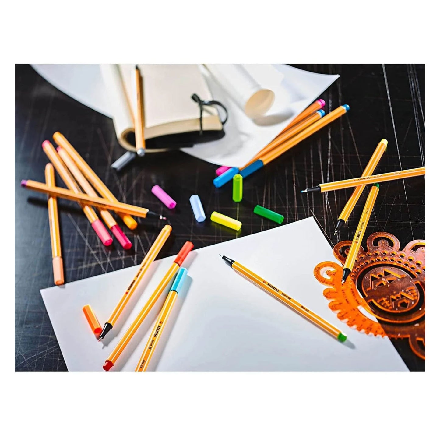 STABILO creative set - pen 68 point 88 pastel - arty - combi etui 36 stuks