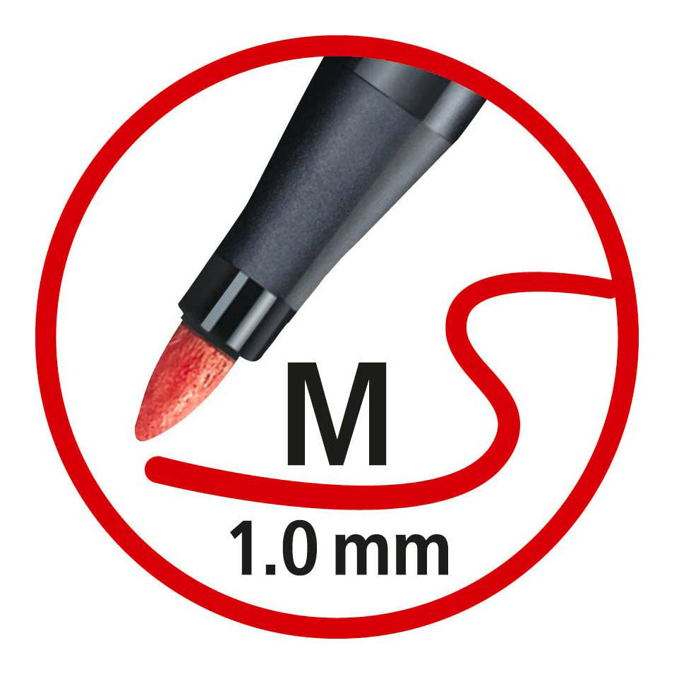 STABILO pen 68 - viltstift - arty - metalen set 65 st.