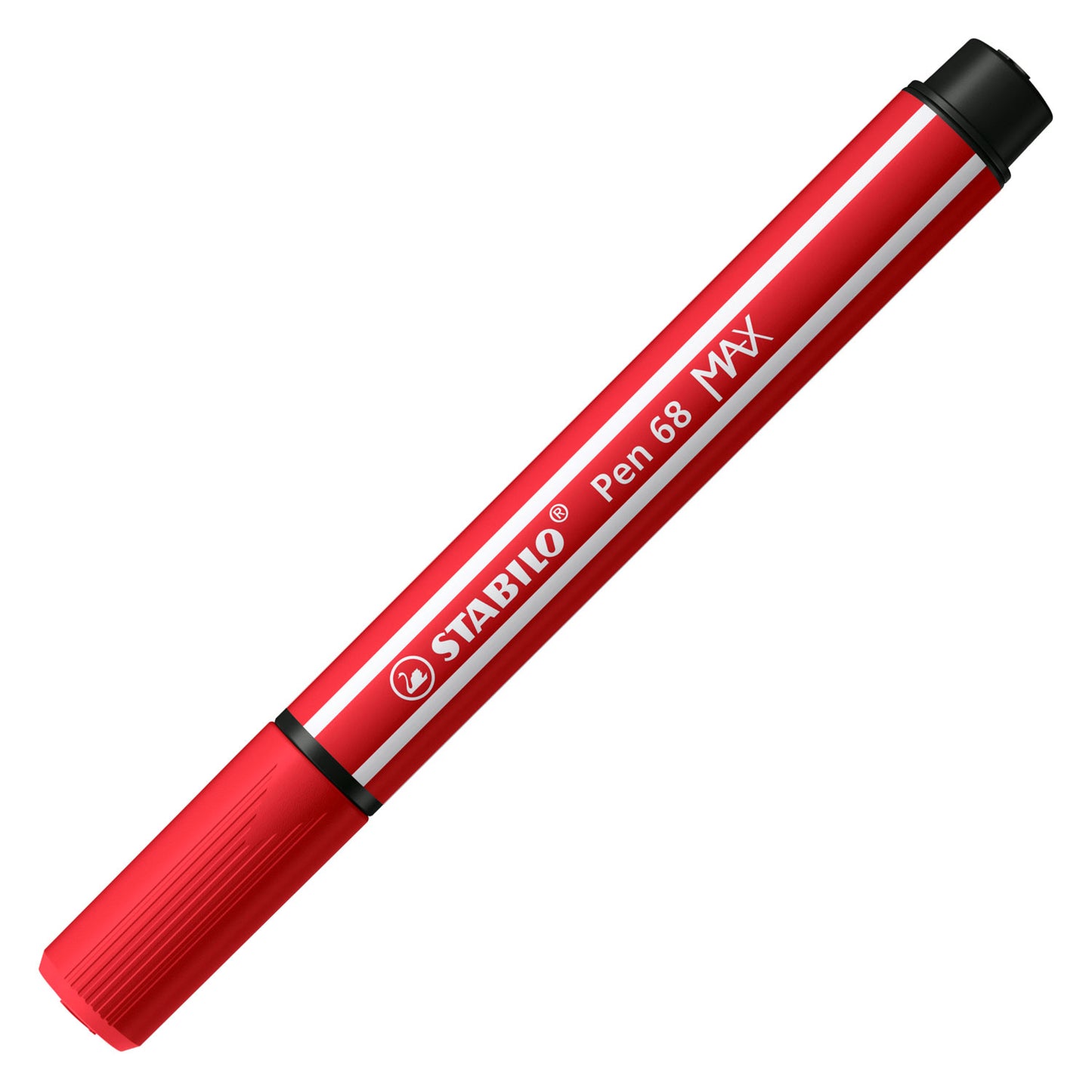 STABILO pen 68 max - viltstift met dikke beitelpunt - karmijnrood