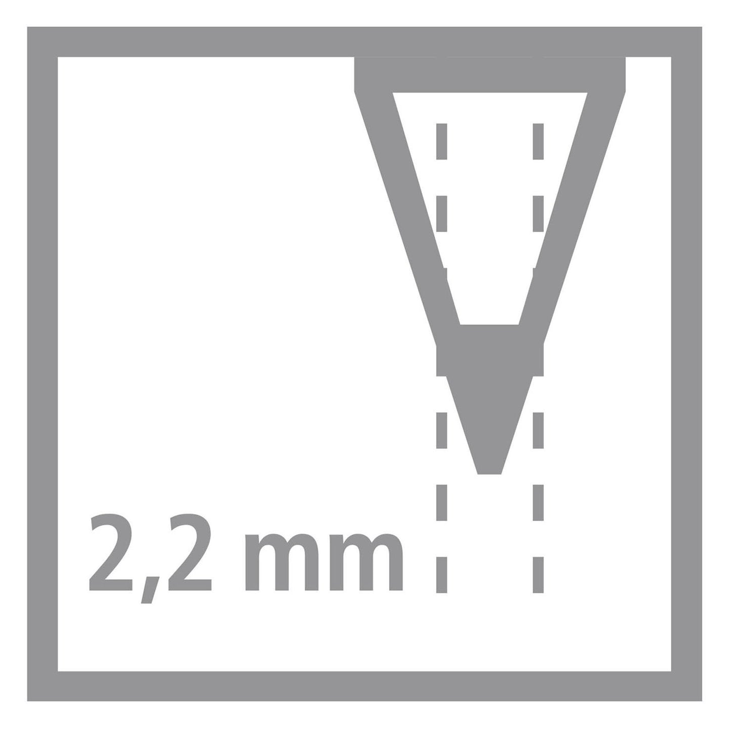 STABILO swano hb grafietpotlood met gum - 12st.
