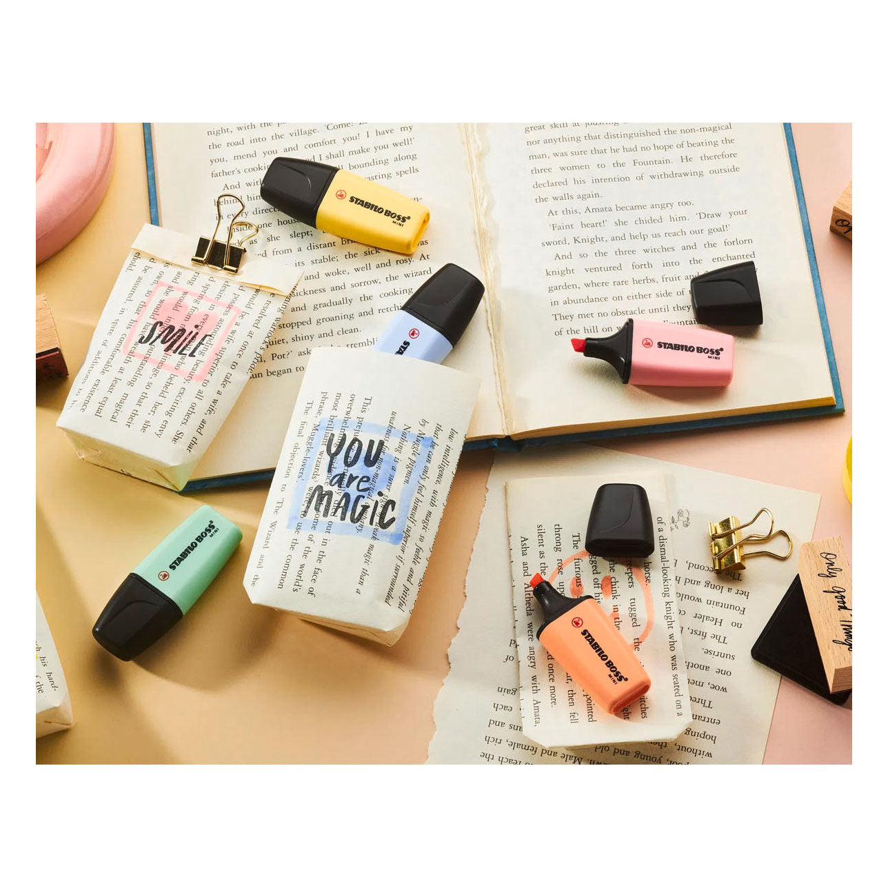 STABILO boss mini pastel markeerstiften - 5dlg.