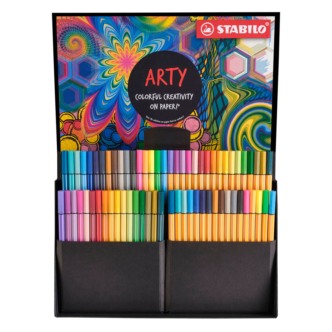 STABILO arty hero set pen 68 stiften en point 88 fineliners - 68dlg.