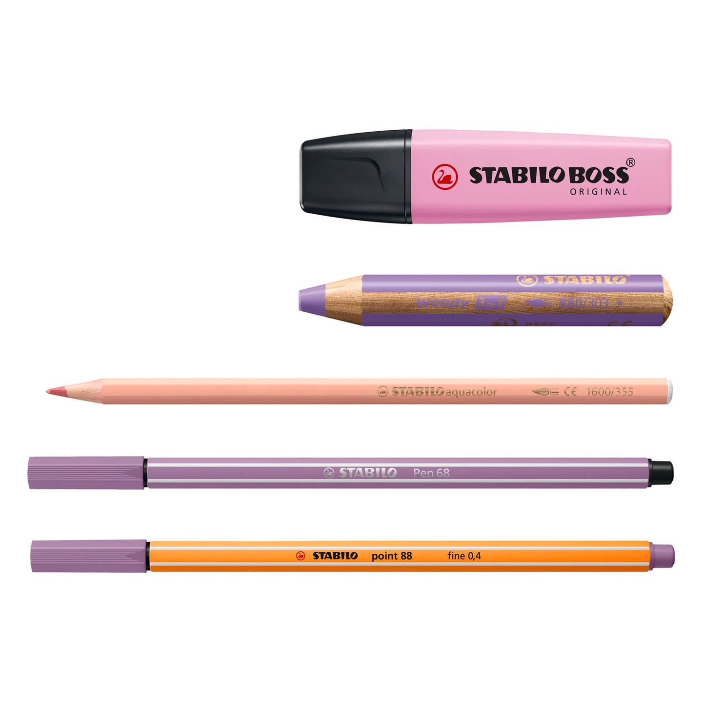 STABILO arty pastel boss, woody, pen 68, point 88, aquacolor - 50dlg.