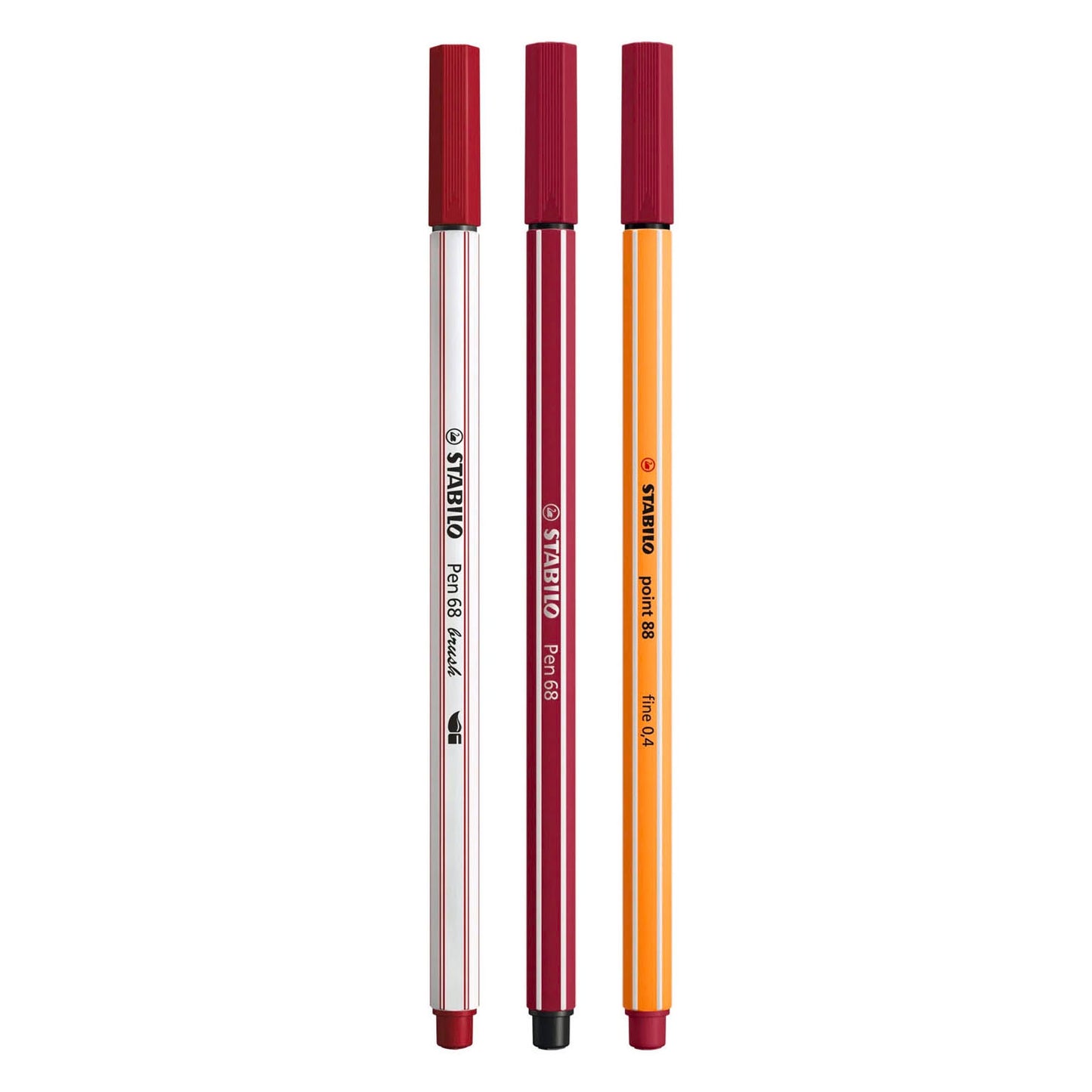 STABILO arty creative set pen 68 stiften en point 88 fineliners in metalen etui - 30dlg.