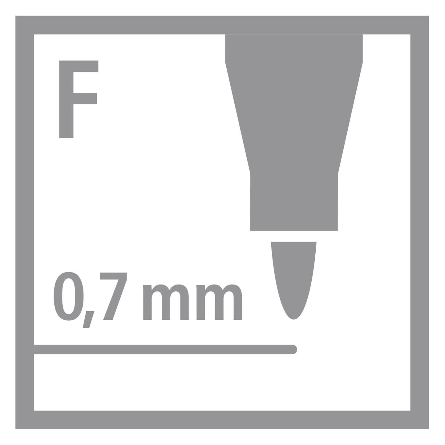 STABILO write-4-all fijn (0,7mm) permanente marker - 4dlg.