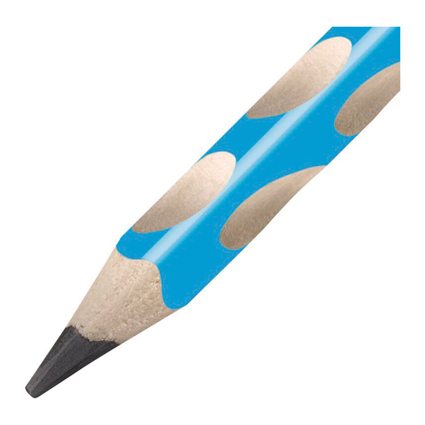 STABILO easygraph hb rechtshandige grafietpotloden licht blauw - 2st.