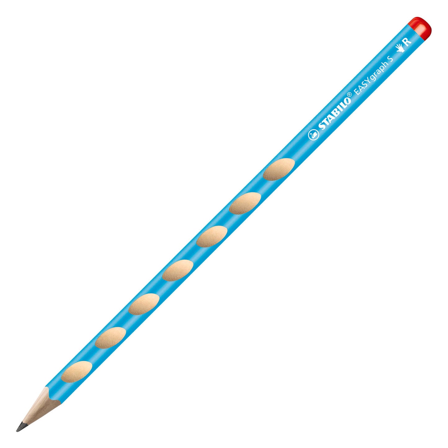 STABILO easygraph s hb rechtshandige grafietpotloden licht blauw - 2st.