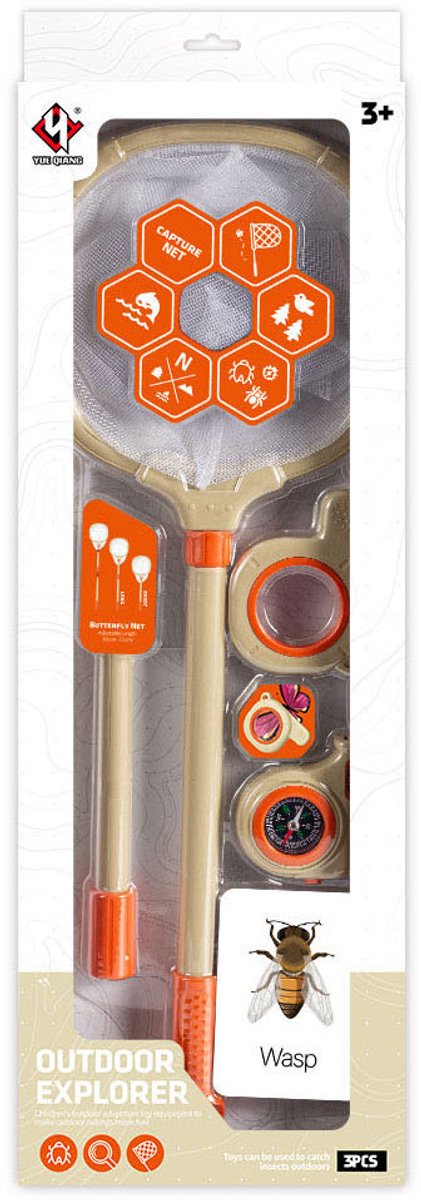 Lobbes Speelgoed BV Lobbes insecten vangset outdoor explorer speelgoed voor buiten.