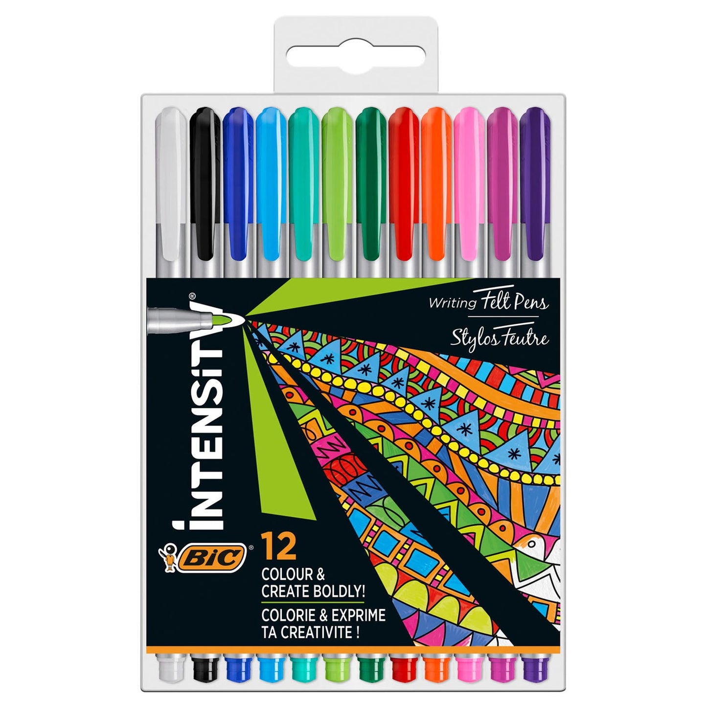 BIC intensity fineliners pastel, 12st.