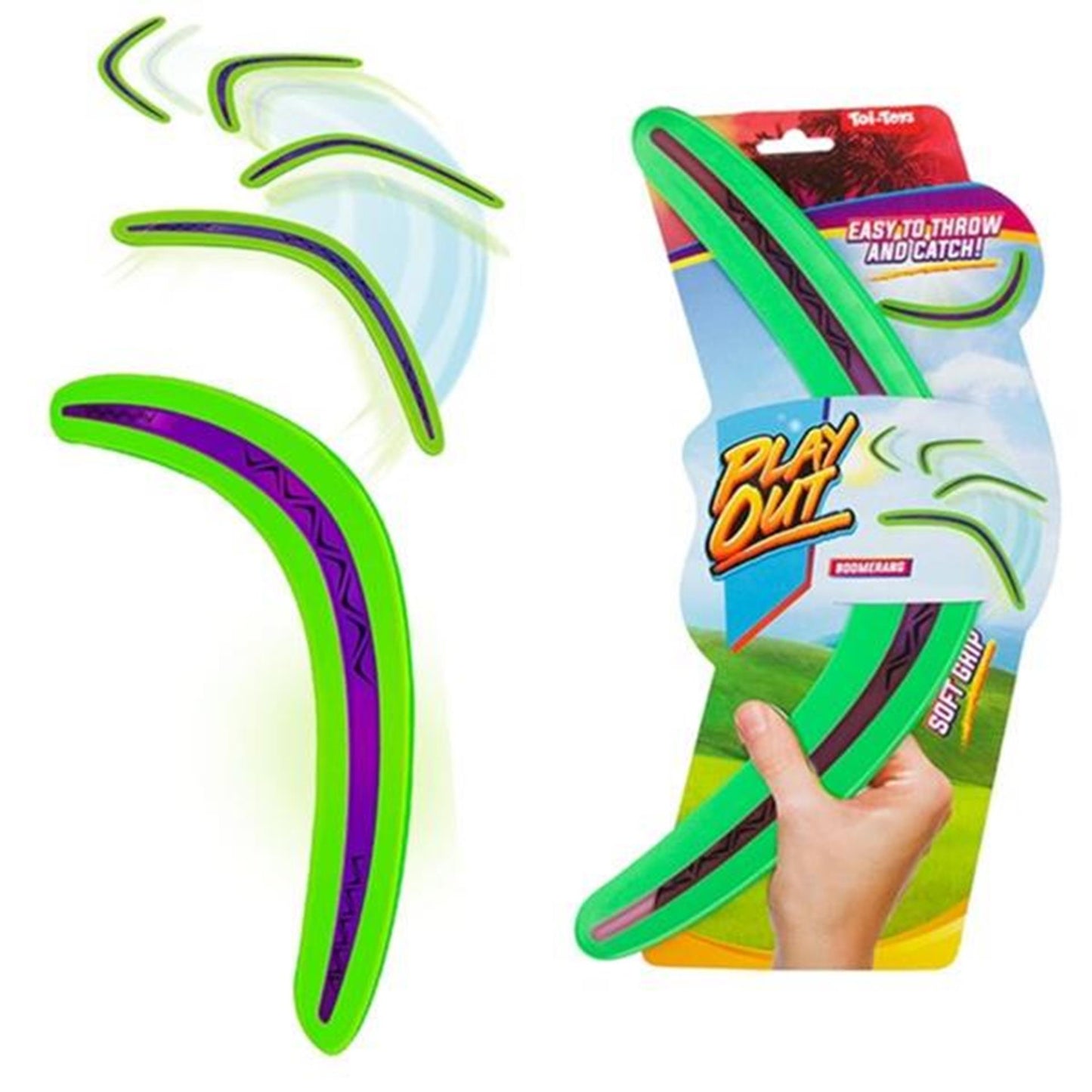 Toi-Toys Toi toys play out boomerang soft grip