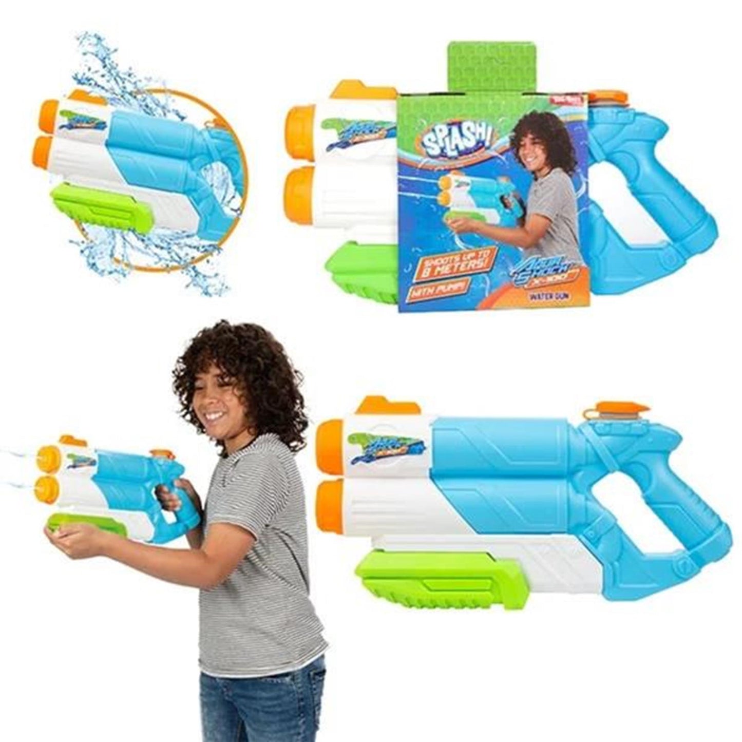 Toi-Toys Toi toys waterpistool aqua shock x100