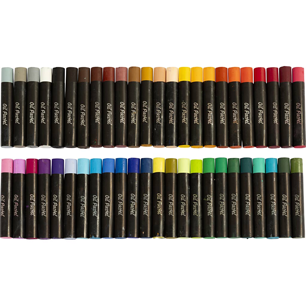 Creativ Company Https: www.cchobby.nl oliepastels-l-7-cm-dikte-11-mm-diverse-kleuren-48-stuk-1-doos