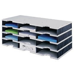 Soteer station Styro 723x331x293mm grijs zwart
