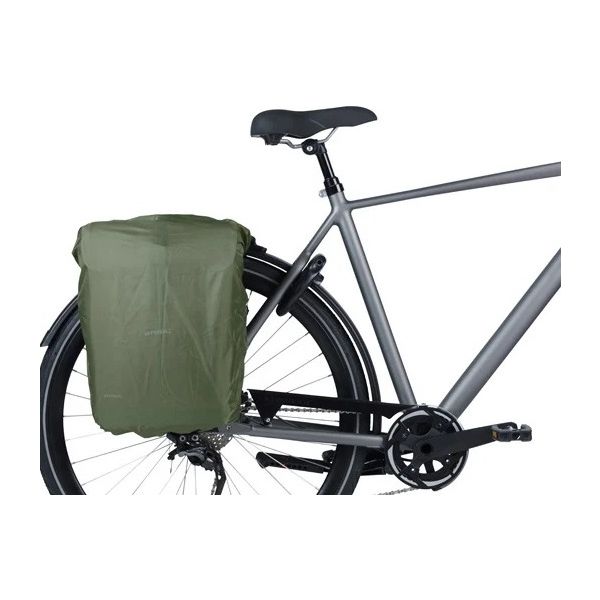 Basil Tas move dubbel mik zwart | 30l
