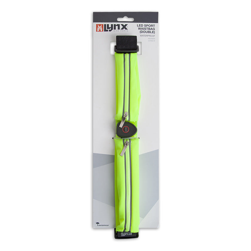 Lynx Reflecterende led heuptas hardloopriem (dubbel) usb