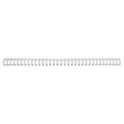 GBC Draagbindruggen wirebind 34 metaal 14mm zilver capaciteit 105vel