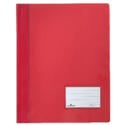 Snelhechter Semi transparant Durable 268003 A4 rood