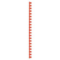 Bindruggen GBC plastic A4 12mm rood capaciteit 95vel
