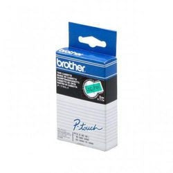Etiketteertape BROTHER TC791 Zwart op groen