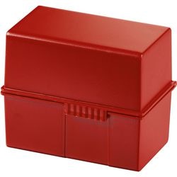 Systeemkaartenbak Han A6 300 kaarten rood