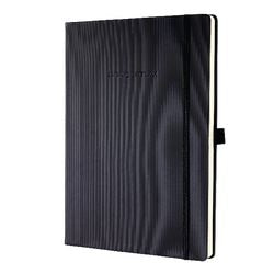 Sigel Notitieboek chamois papier 80g m2 21x29,7cm ruit 5x5mm geribbeld 194blz