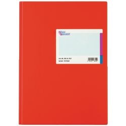 kolomboek König Ebhardt A4 210x297mm rood geruit 96 vellen per boek