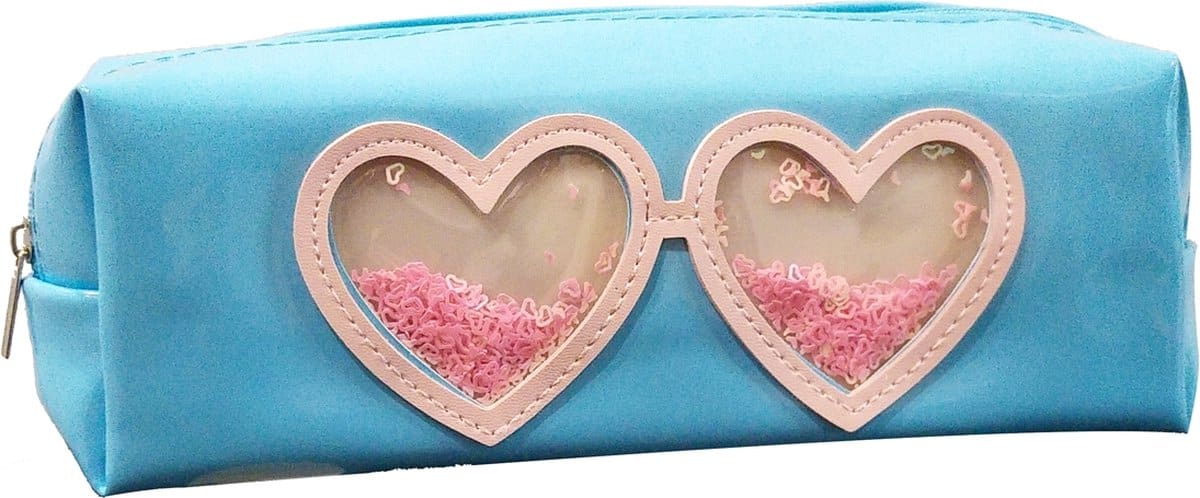 Jim Jam Etui hartjes pennenetui 1 vak met 1 rits