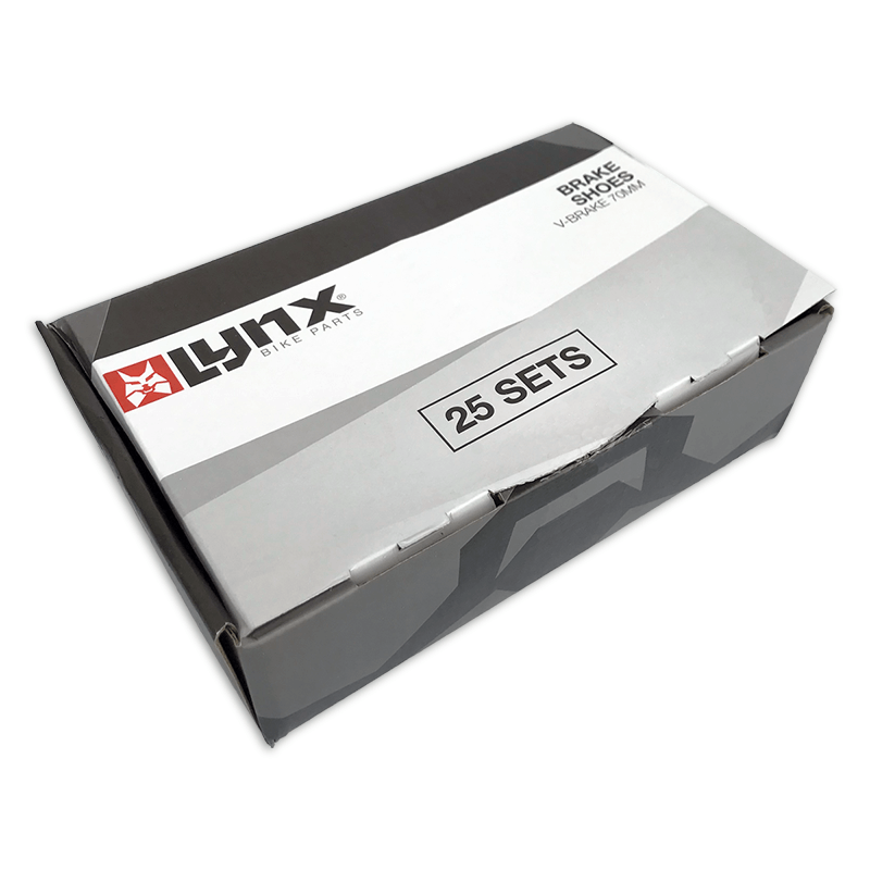 Lynx V-brake remschoenen 72 mm 25 sets