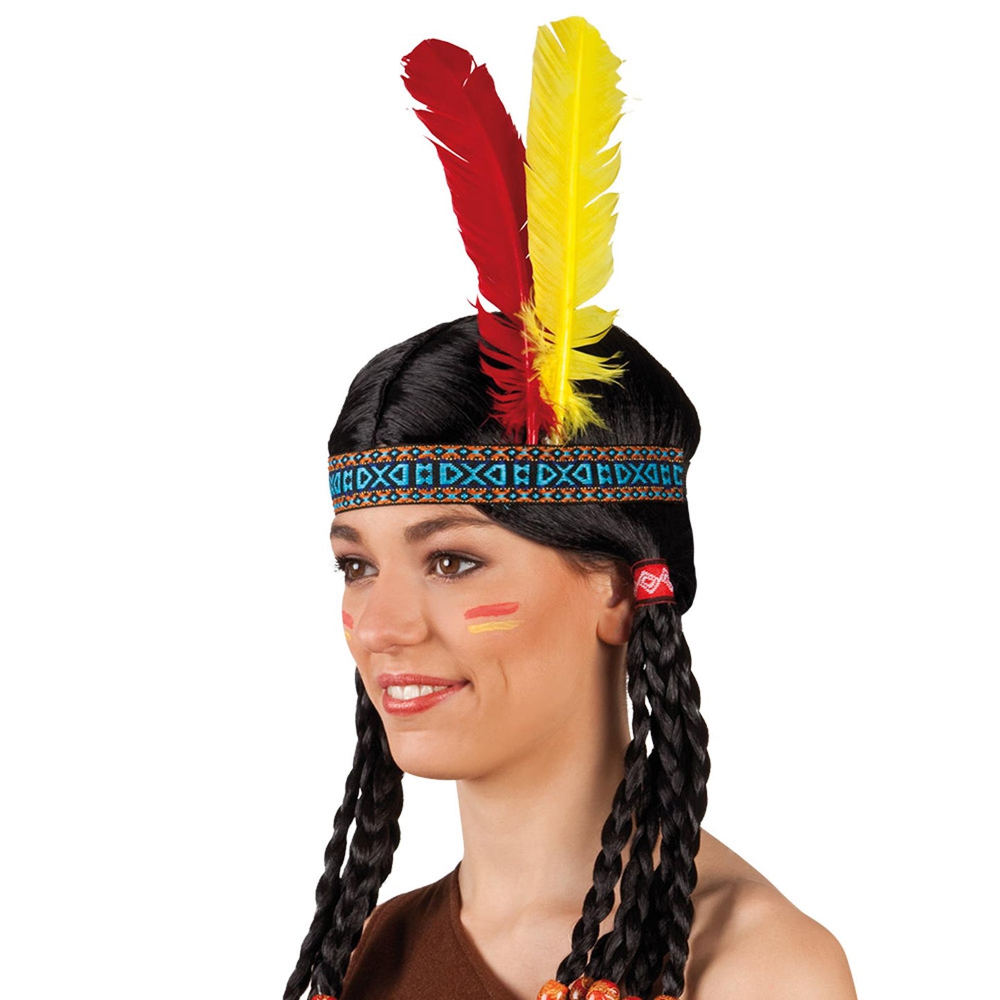 Boland Indianen hoofdband stof