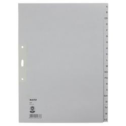 Tabbladen LEITZ grijs A t m Z 20 Tabs A4