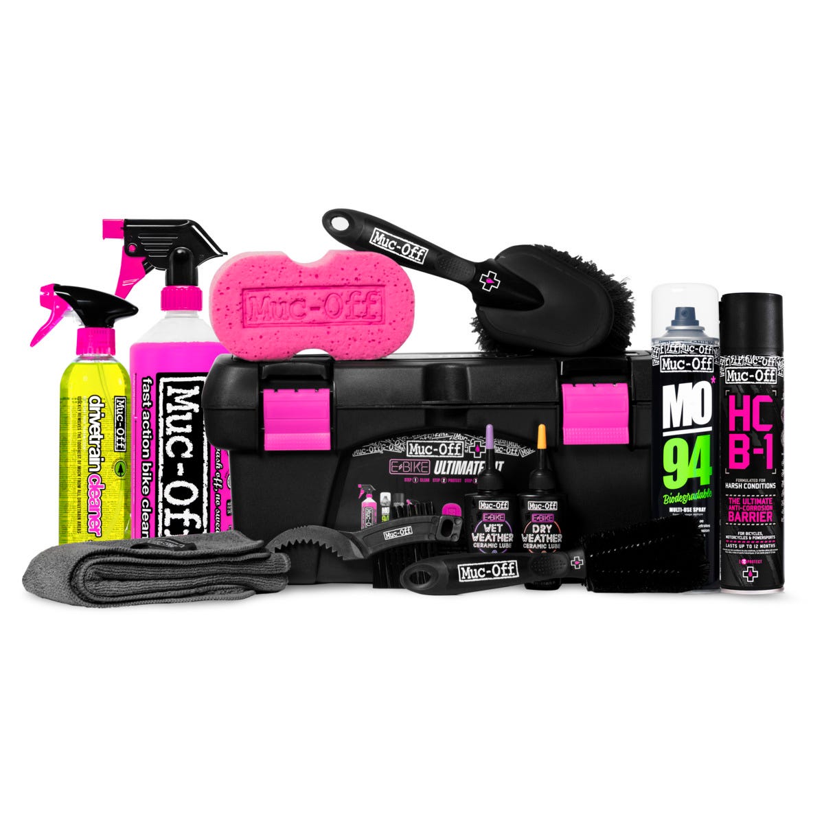 Muc-Off Service Kit E-Bike Ultimate Clean Protect Lube - 449742