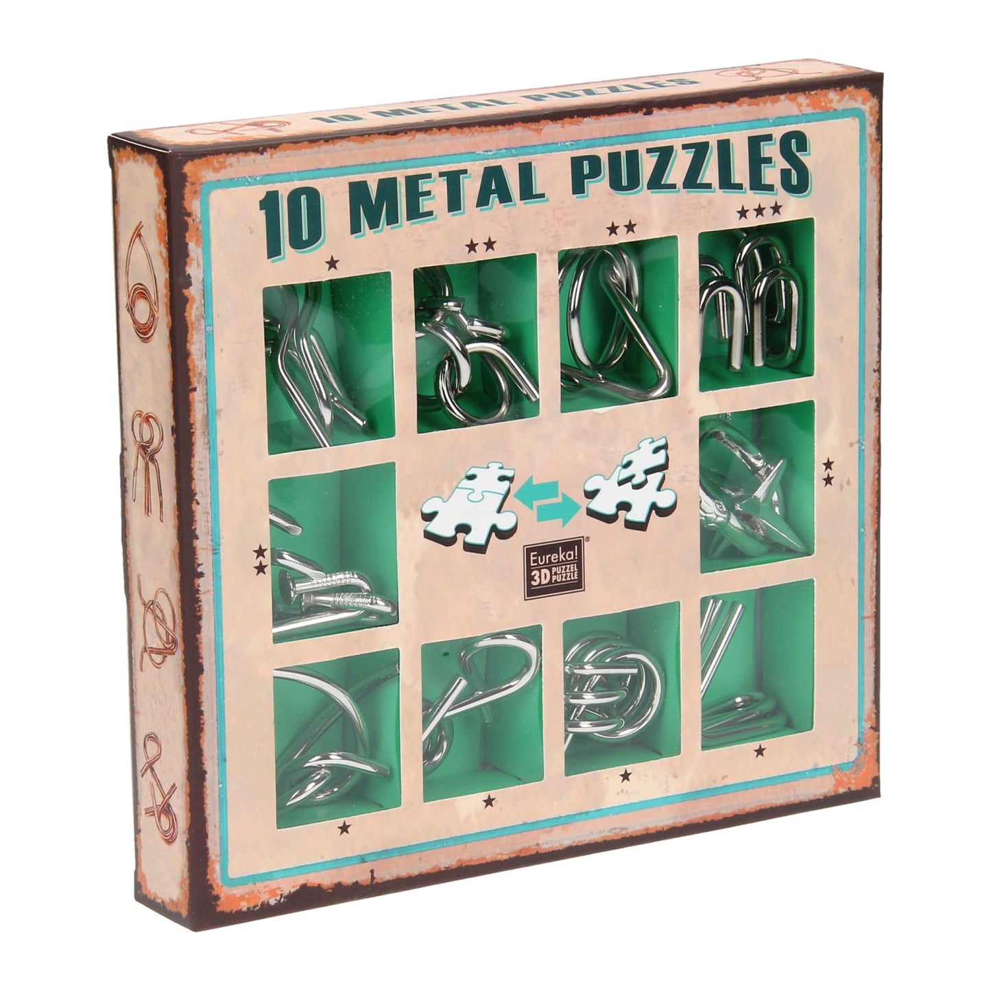 Eureka Breinpuzzelset groen, 10st.