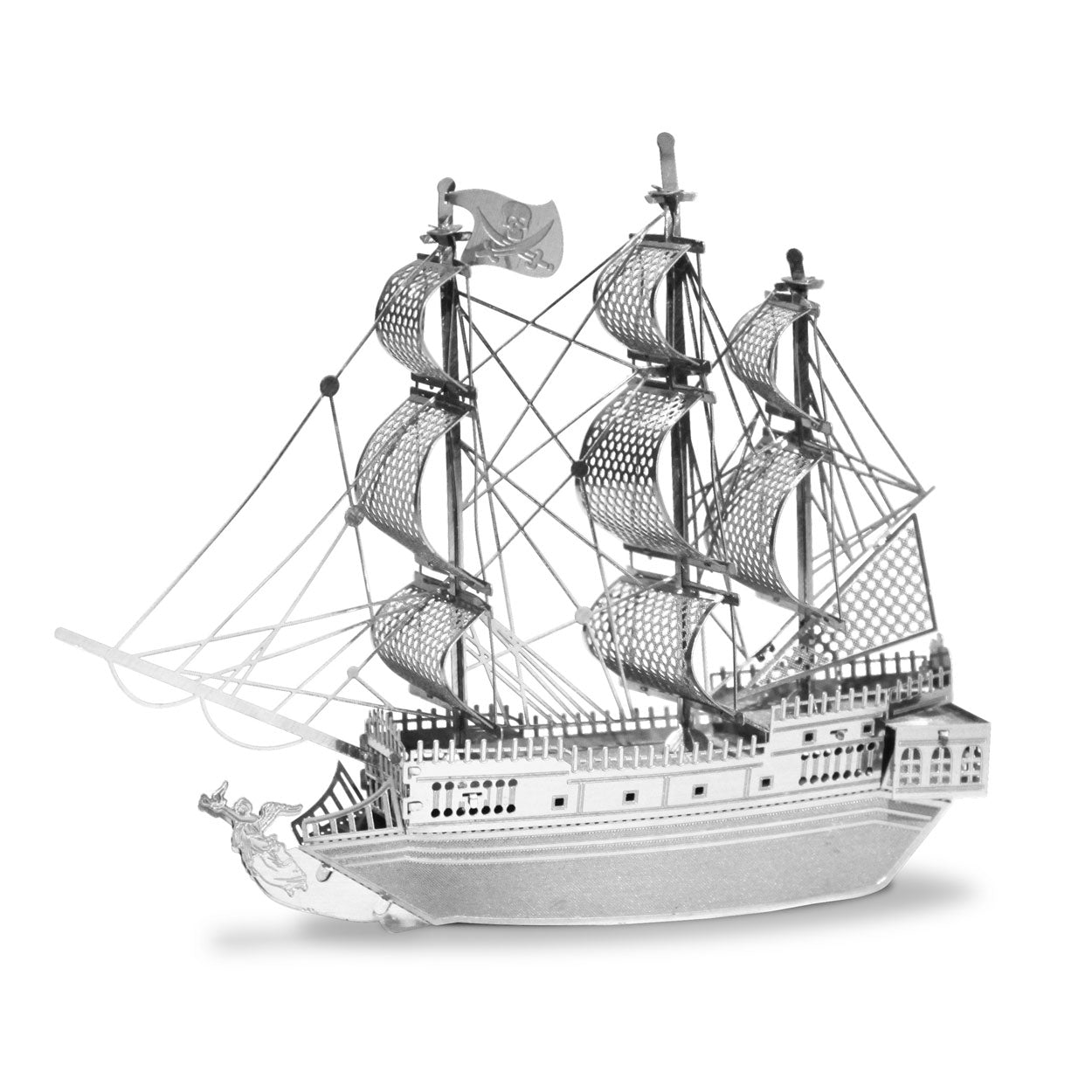 Eureka Metal earth pirate ship black pearl zilver editie
