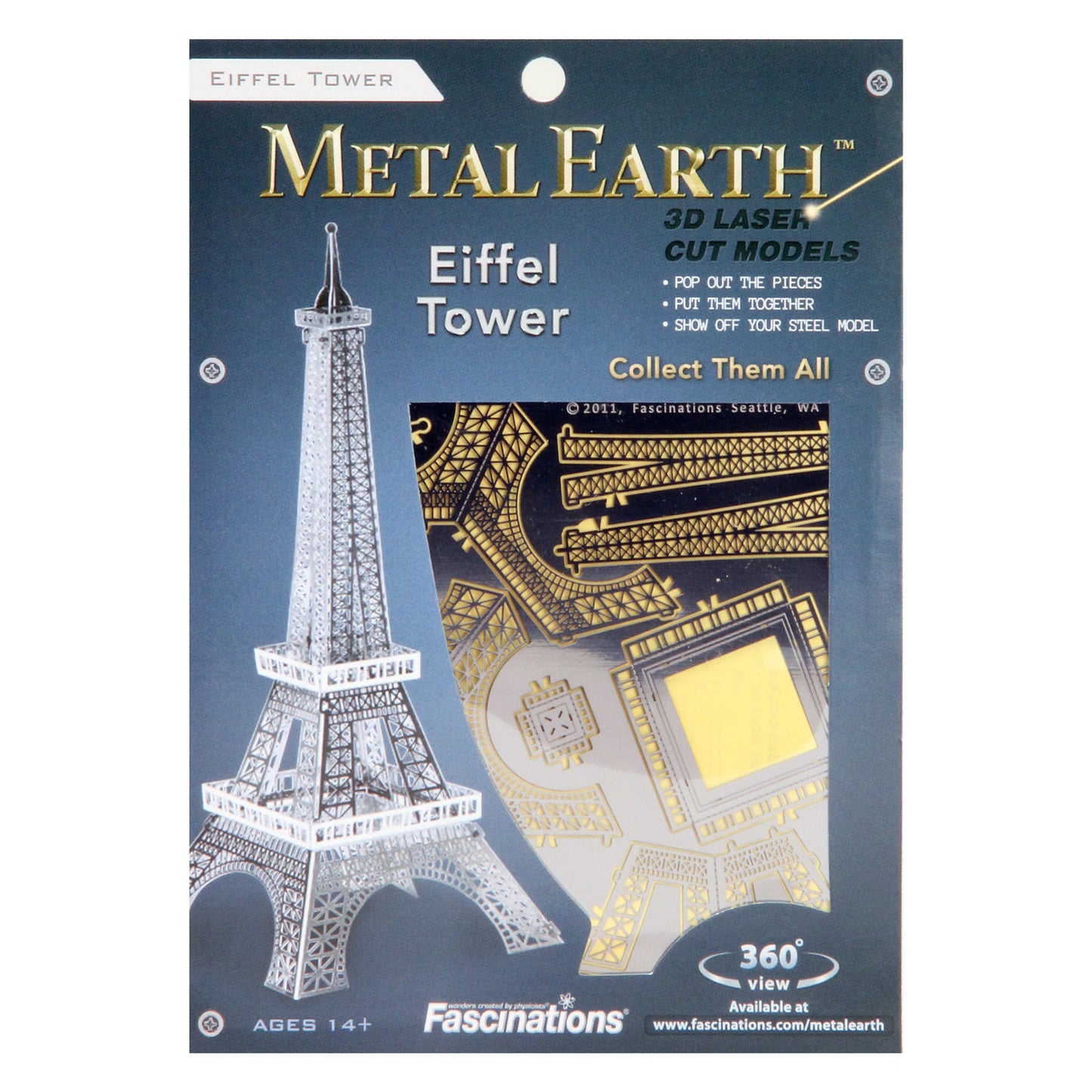 Eureka Metal earth eiffel tower
