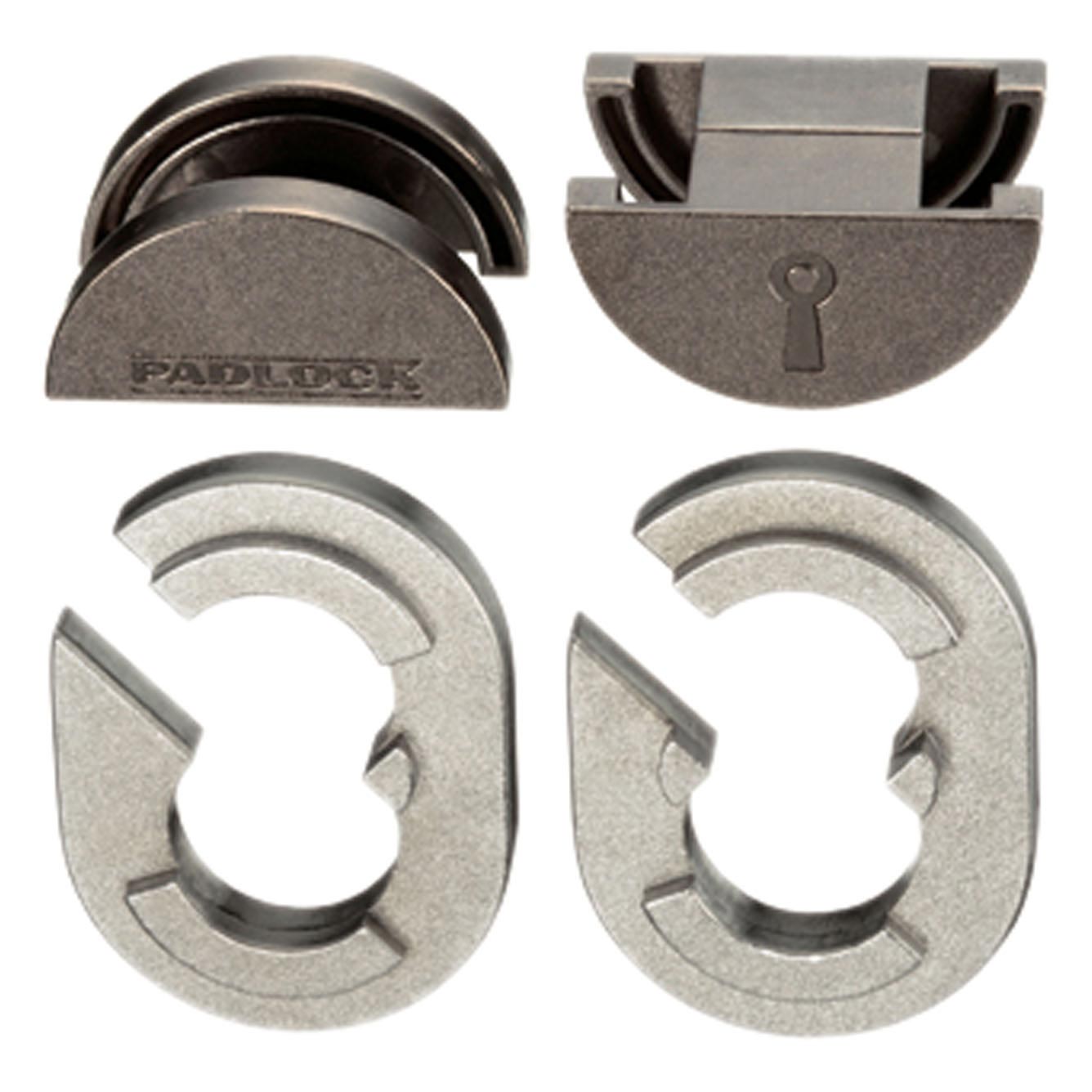 Eureka Huzzle cast breinpuzzel - padlock*****