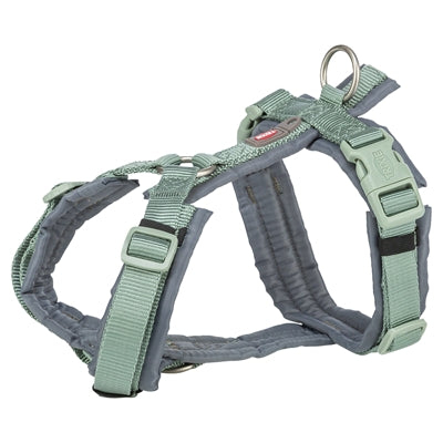 Trixie hondentuig premium trekking salie groen grafiet grijs
