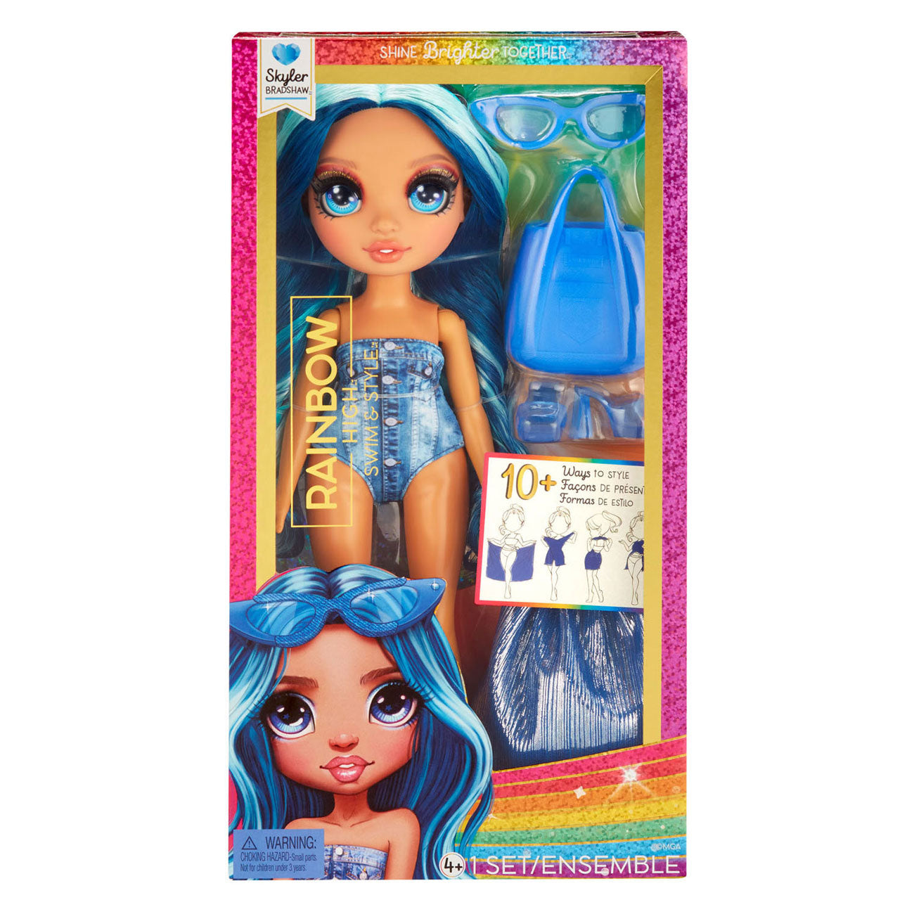MGA Entertainment Rainbow high swim style pop - skyler