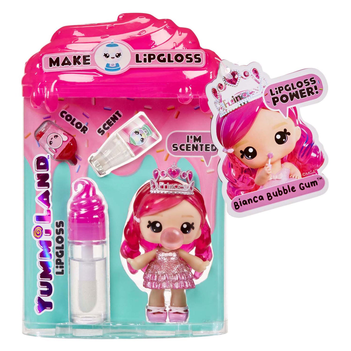 MGA Entertainment Yummiland lipgloss pop bianca bubblegum