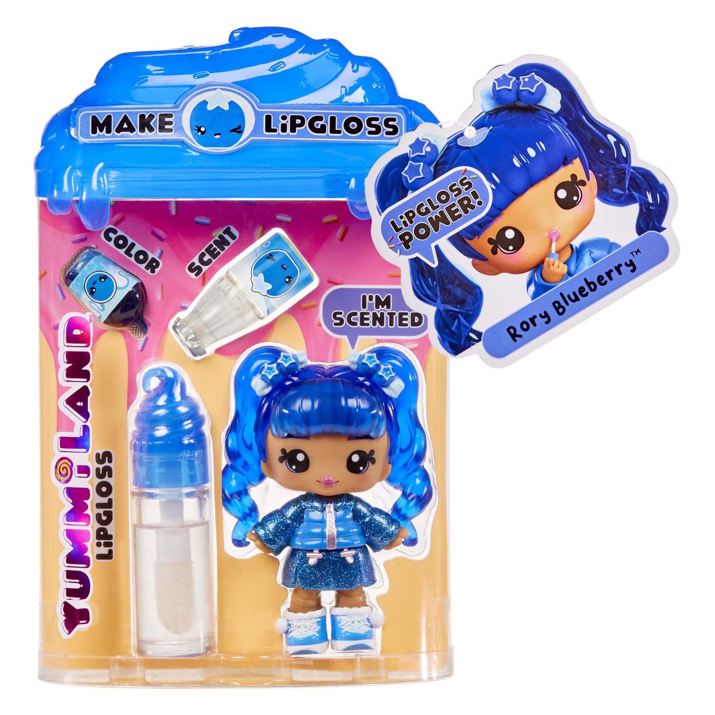 MGA Entertainment Yummiland lipgloss pop rory blueberry