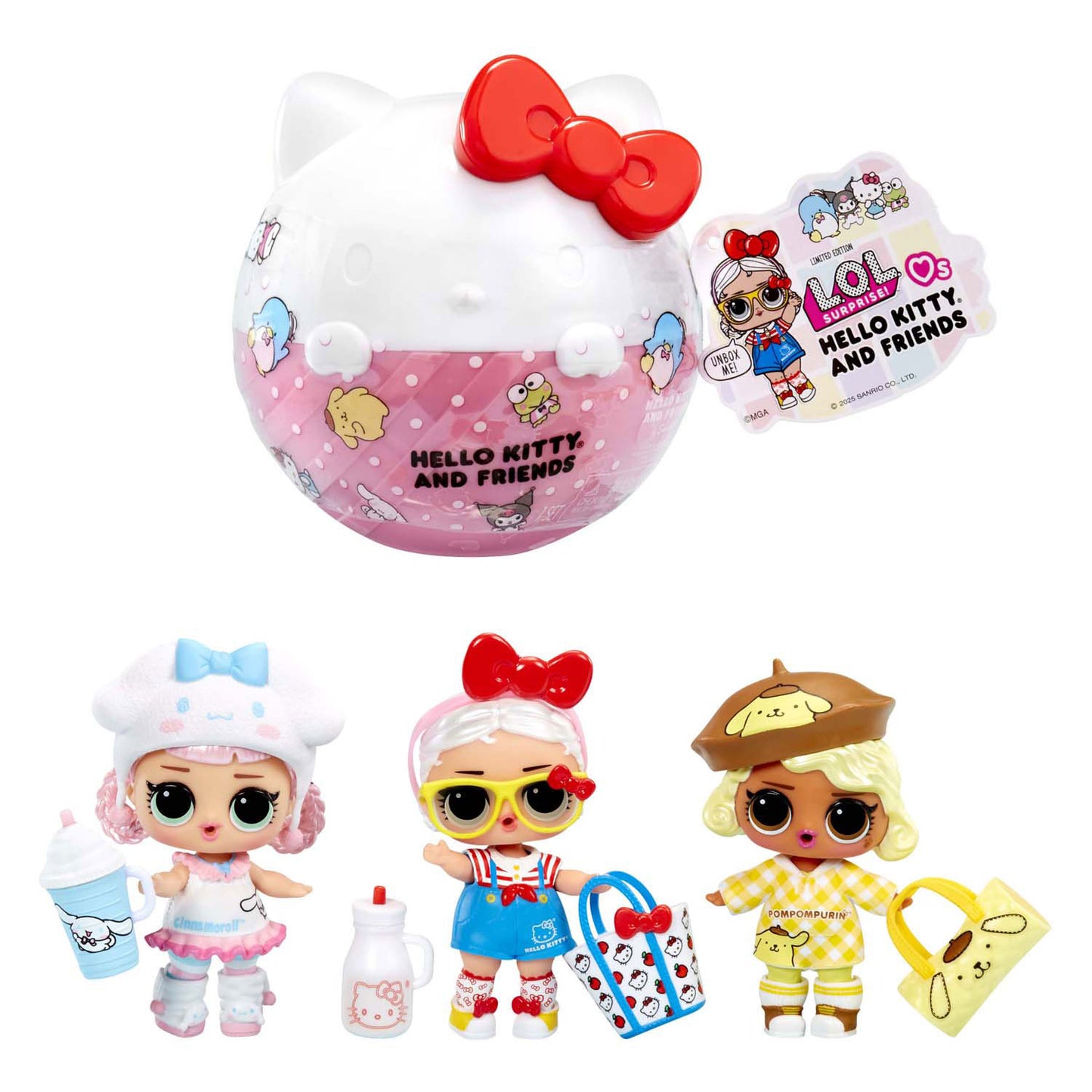 L.O.L. surprise love hello kitty friends mini pop surprise bal